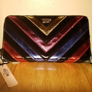 Victoria's Secret Metallic Rainbow Wallet